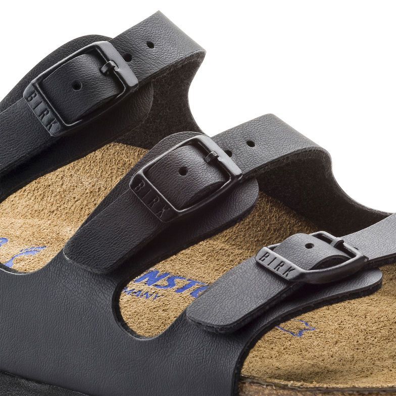 BIRKENSTOCK FLORIDA SOFT FOOTBED BLACK BIRKO FLOR