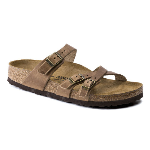 BIRKENSTOCK FRANCA TOBACCO OIL LEATHER NARROW