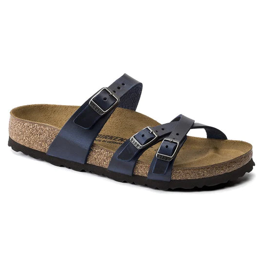 BIRKENSTOCK FRANCA BLUE OIL LEATHER REGULAR