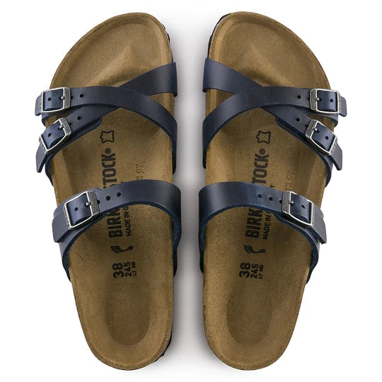 BIRKENSTOCK FRANCA BLUE OIL LEATHER REGULAR