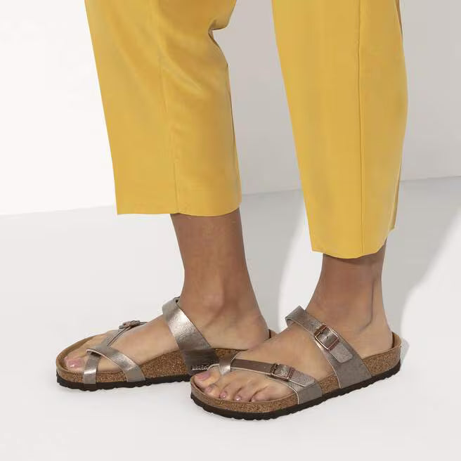 Birkenstock Gizeh VL Washed Metallic - Mineral, Width