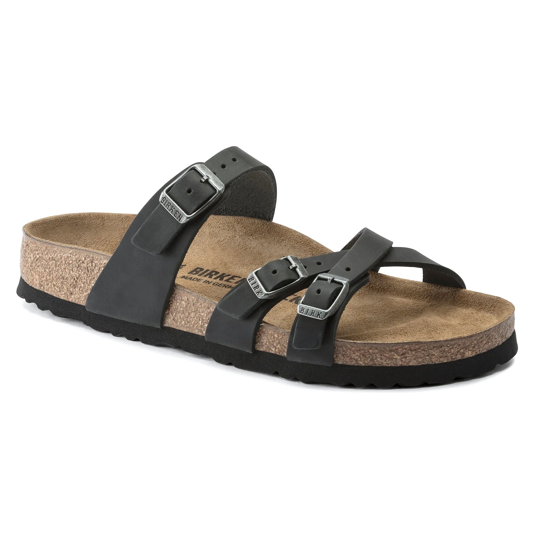 BIRKENSTOCK FRANCA BLACK OIL LEATHER NARROW