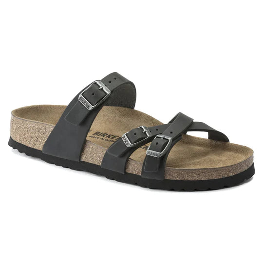 BIRKENSTOCK FRANCA BLACK OIL LEATHER REGULAR