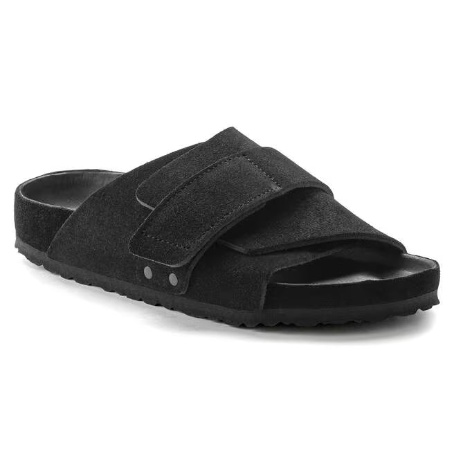 Birkenstock Tess Suede Leather - Black, Regular
