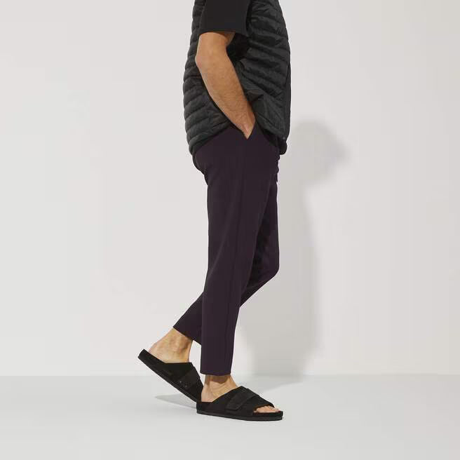 Birkenstock Tess Suede Leather - Black, Regular