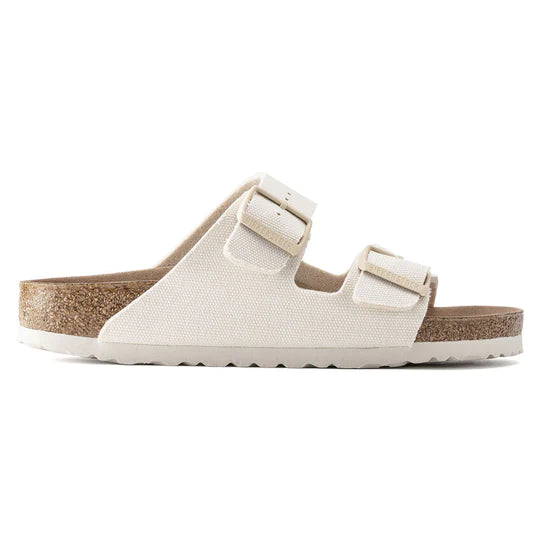 BIRKENSTOCK ARIZONA VEGAN EGGSHELL TEXTILE REGULAR