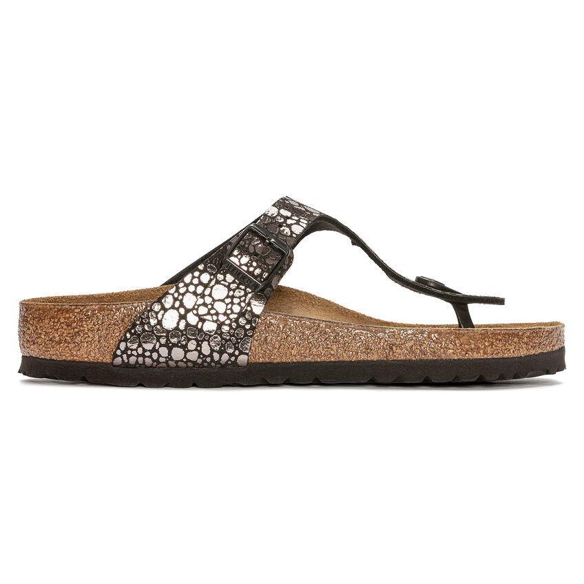 BIRKENSTOCK GIZEH STONE BLACK BIRKO FLOR REGULAR