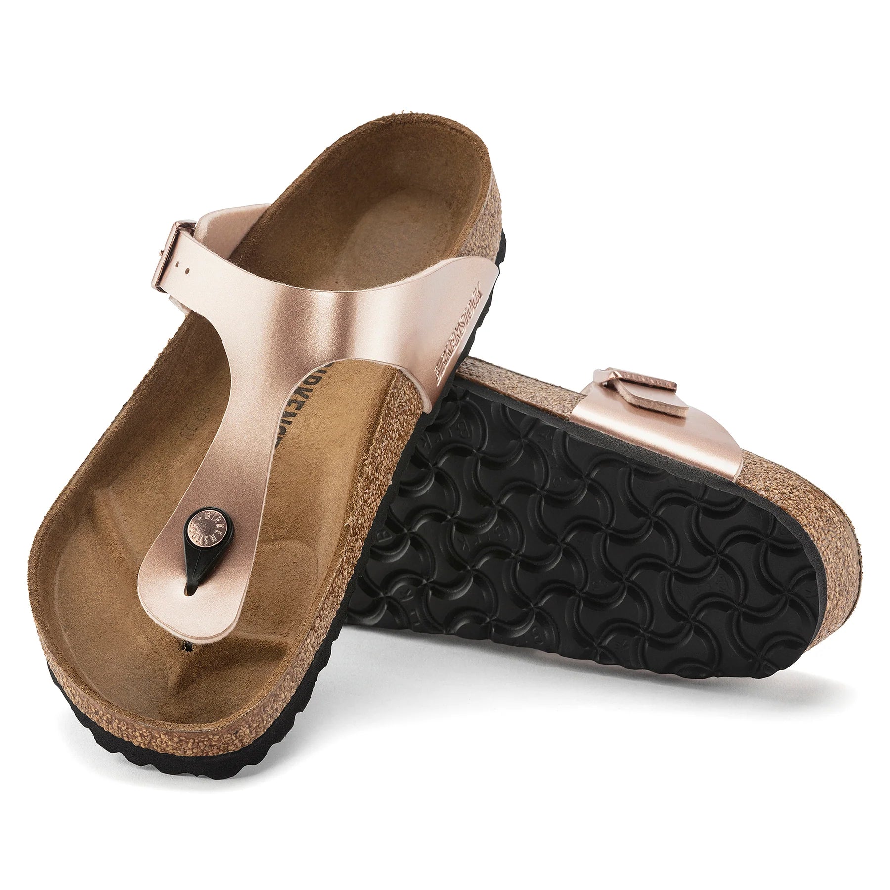 BIRKENSTOCK GIZEH COPPER BIRKO FLOR REGULAR