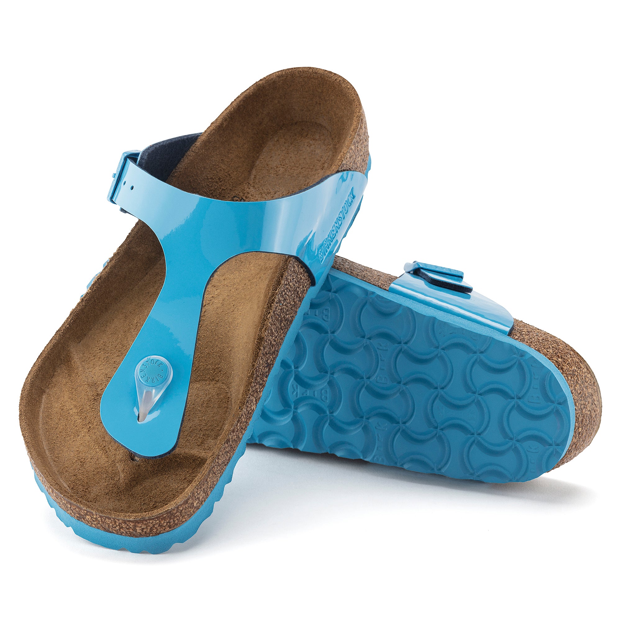 BIRKENSTOCK GIZEH VEGAN SKY BLUE CANVAS REGULAR