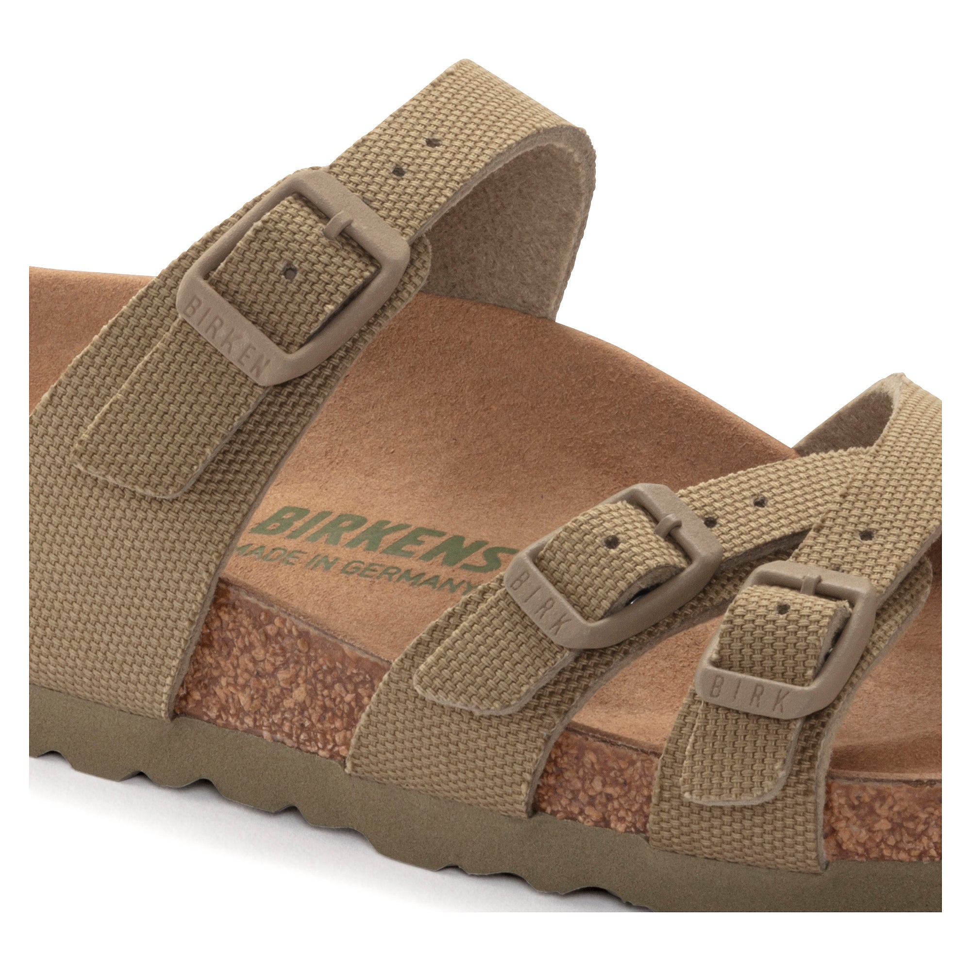 BIRKENSTOCK FRANCA VEGAN FADED KHAKI CANVAS REGULAR
