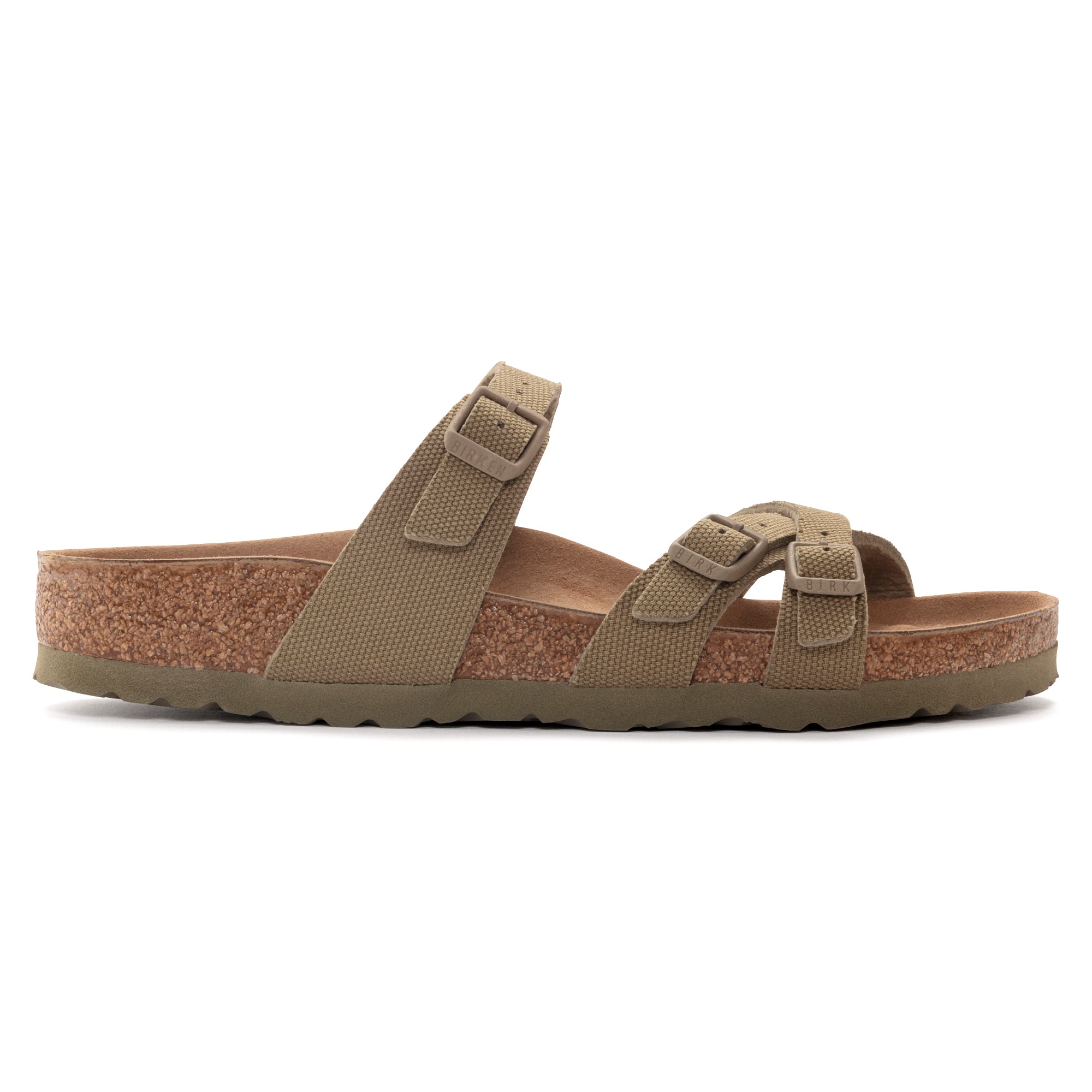 BIRKENSTOCK FRANCA VEGAN FADED KHAKI CANVAS REGULAR