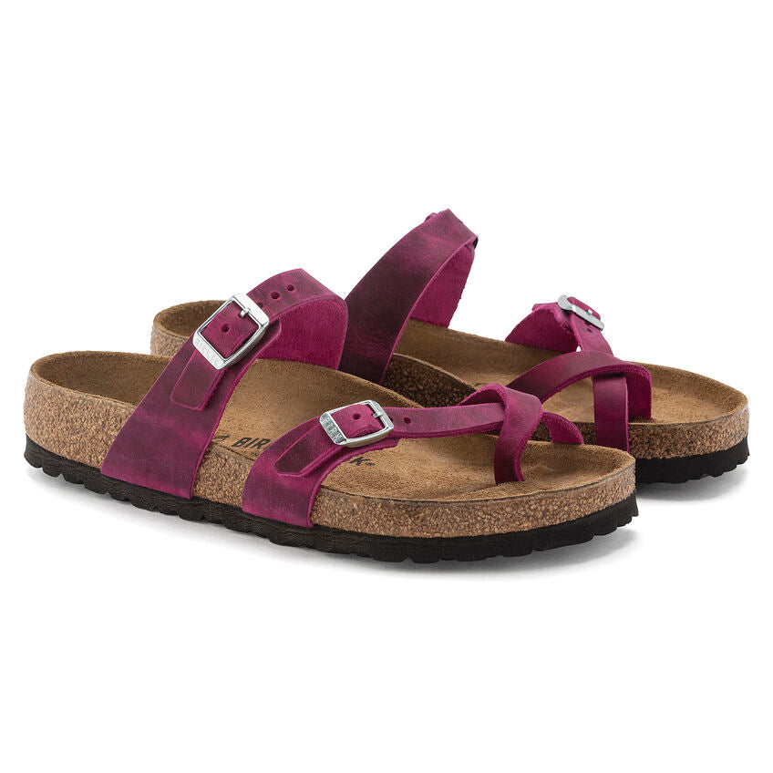 BIRKENSTOCK MAYARI FUCHSIA OIL LEATHER REGULAR