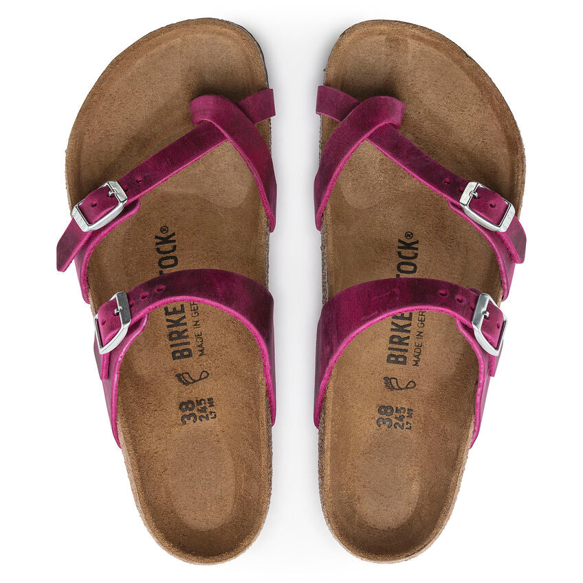 BIRKENSTOCK MAYARI FUCHSIA OIL LEATHER REGULAR