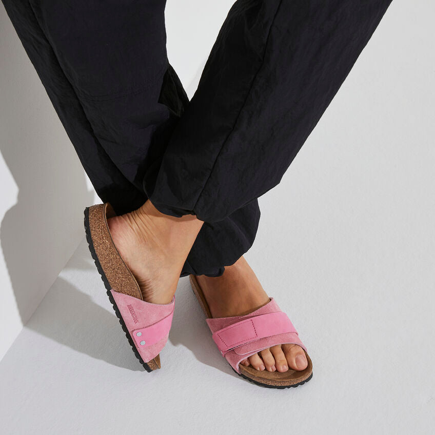 BIRKENSTOCK OITA CANDY PINK SUEDE NARROW