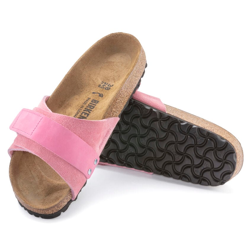 BIRKENSTOCK OITA CANDY PINK SUEDE NARROW