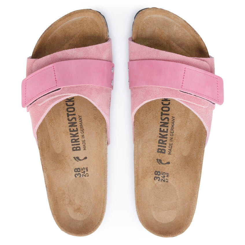 BIRKENSTOCK OITA CANDY PINK SUEDE NARROW