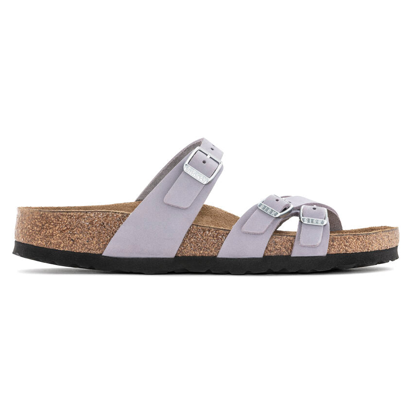 BIRKENSTOCK FRANCA SOFT FOOTBED PURPLE FOG NUBUCK REGULAR