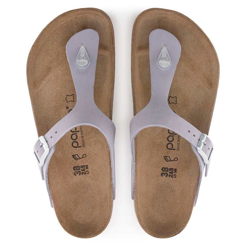 BIRKENSTOCK GIZEH PLATFORM PURPLE FOG NUBUCK REGULAR