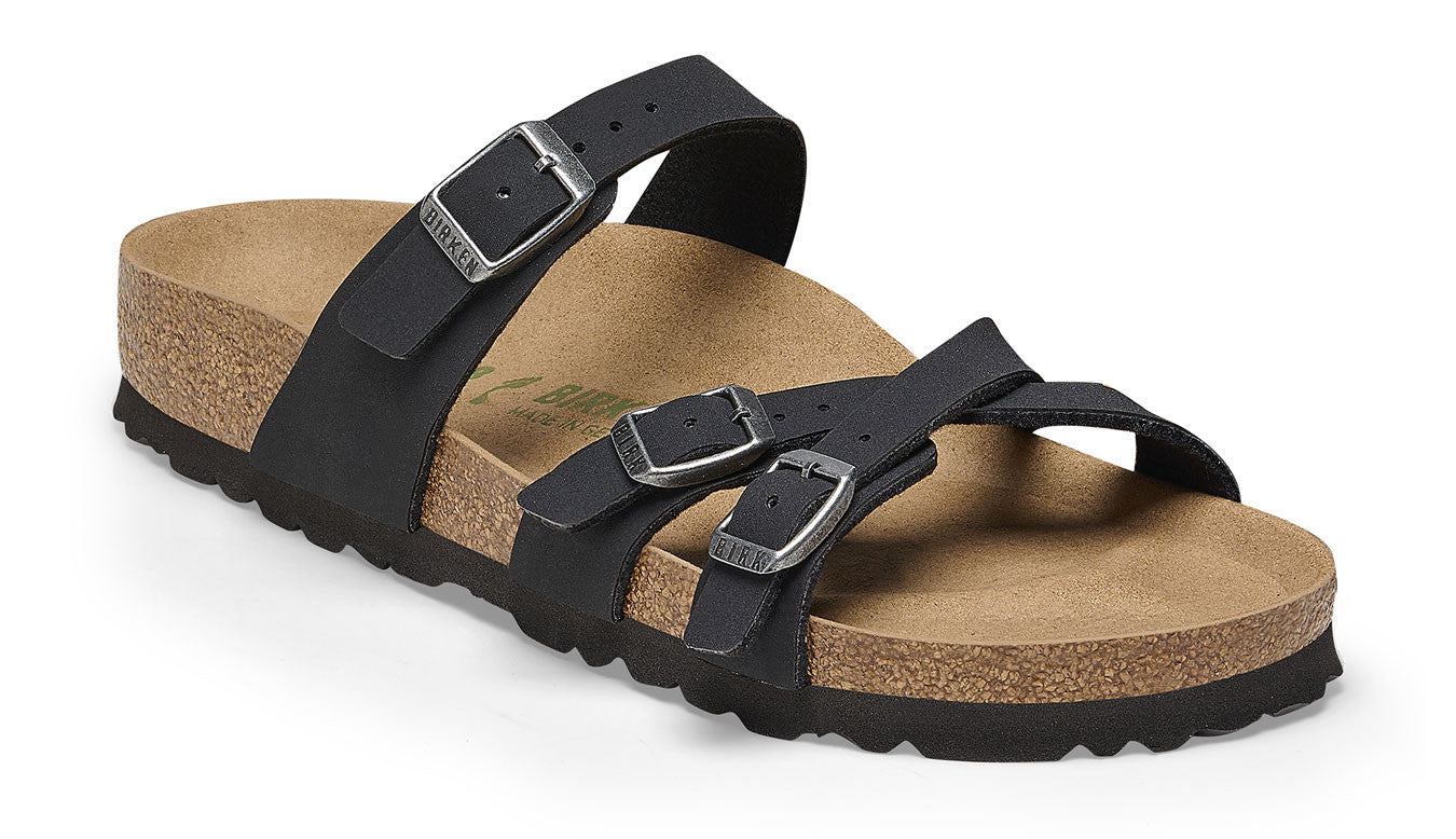 BIRKENSTOCK FRANCA VEGAN EGGSHELL CANVAS REGULAR