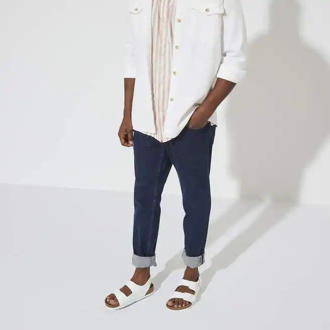 Birkenstock Boston Suede Leather Sky - Blue, Regular