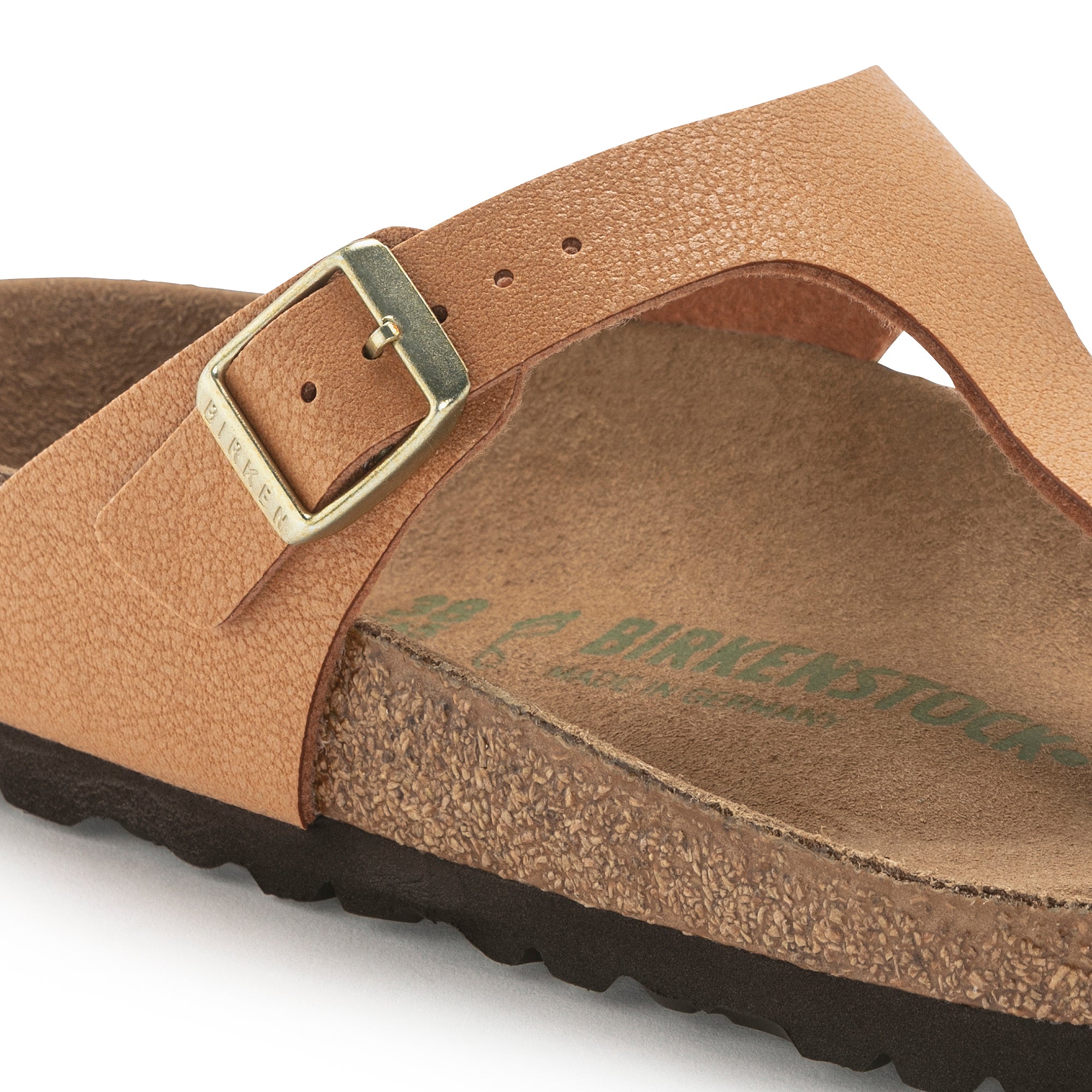 BIRKENSTOCK GIZEH VEGAN PECAN BIRKO FLOR REGULAR