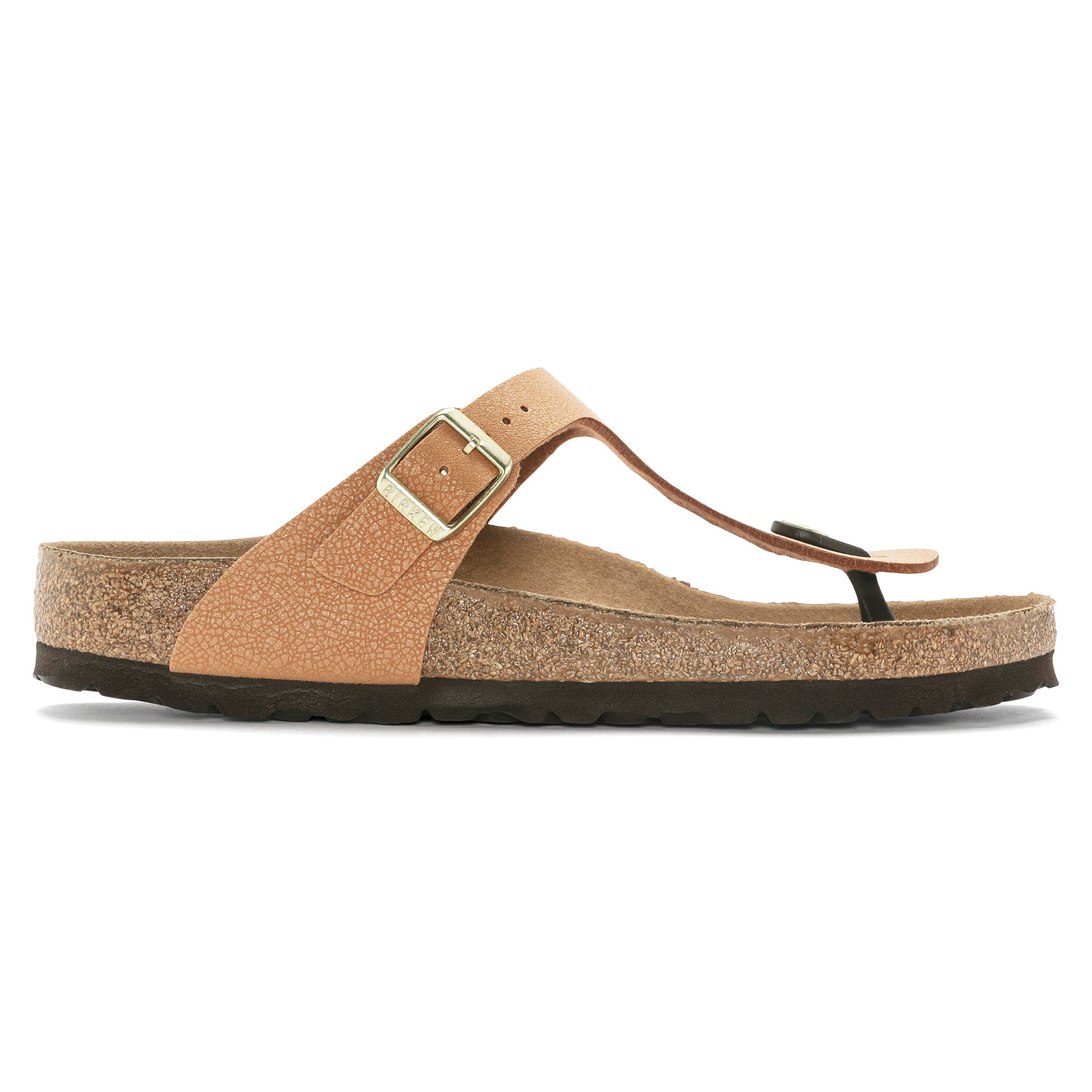 BIRKENSTOCK GIZEH VEGAN PECAN BIRKO FLOR REGULAR