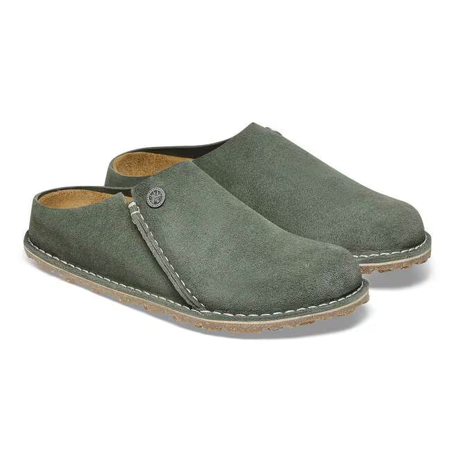 Birkenstock Zermatt Premium Suede Leather - Thyme, Regular