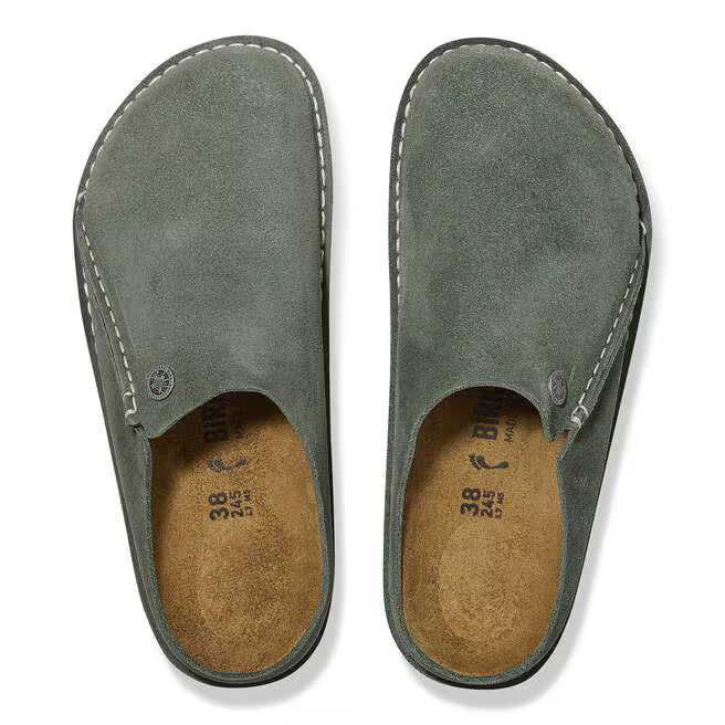 Birkenstock Zermatt Premium Suede Leather - Thyme, Regular