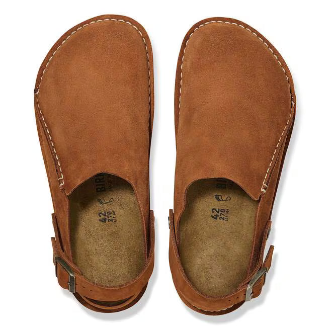 Birkenstock Fanny Ring Buckle Natural Leather Black
