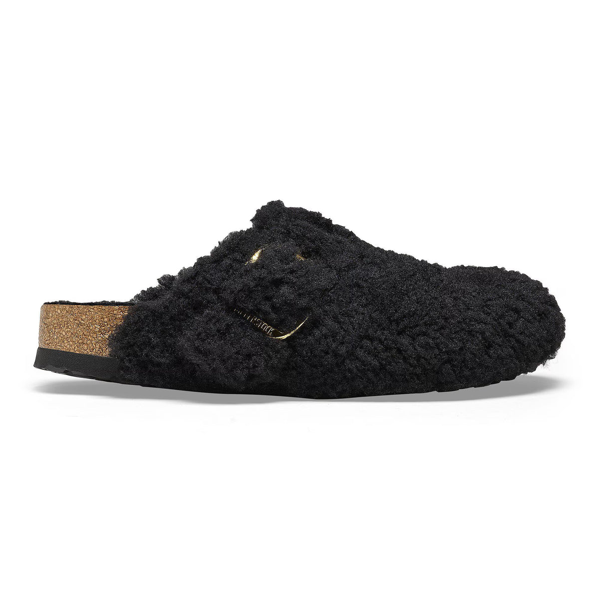 Birkenstock Boston Big Buckle Big Buckle Clogs - Black Gold - Narrow