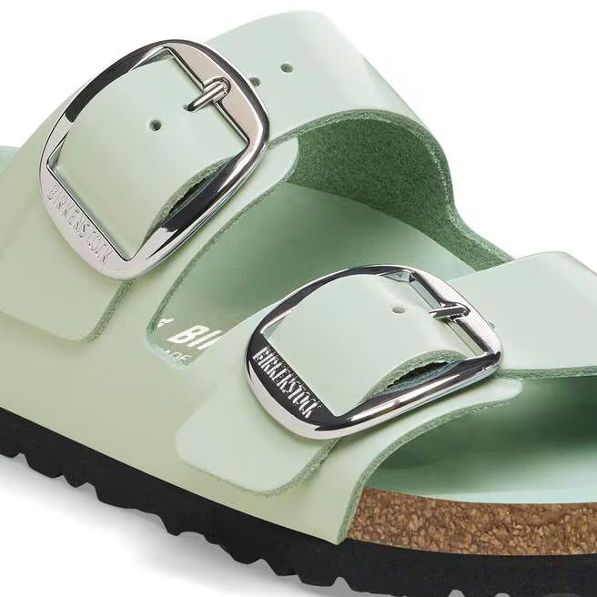 Birkenstock Arizona Big Buckle Rivet Logo Leather - Zebra, Narrow