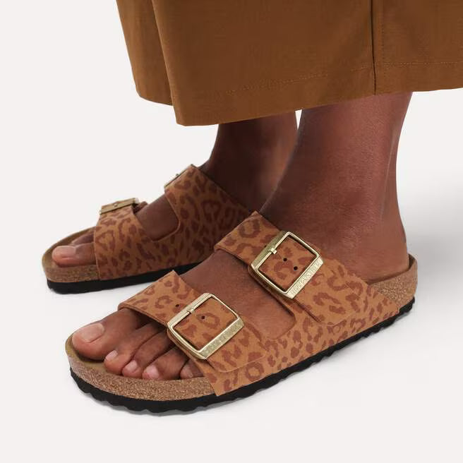 Birkenstock Arizona Synthetics Leo - Pecan, Narrow