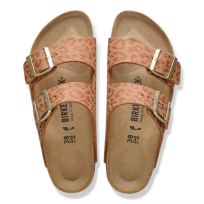 Birkenstock Arizona Synthetics Leo - Pecan, Narrow