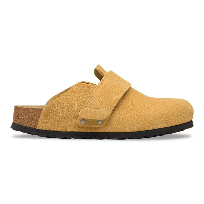 Birkenstock Arizona Suede Leather Soft Footbed - Pure Sage, Narrow