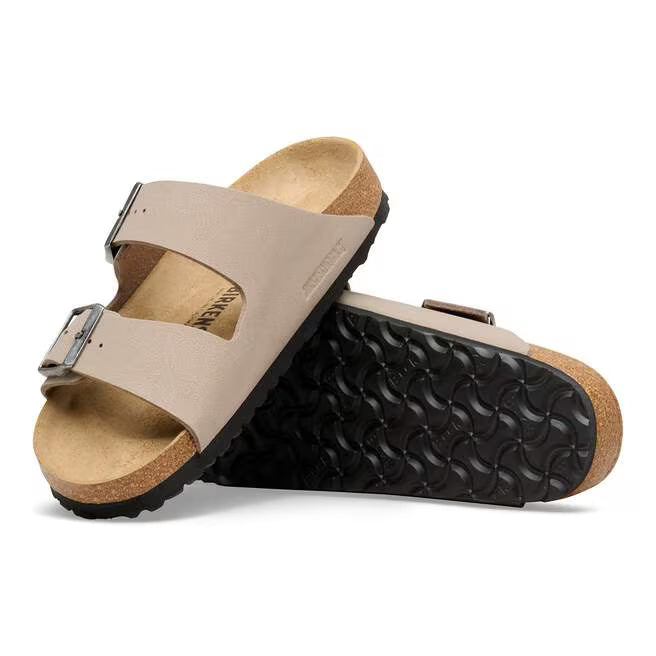Birkenstock Arizona Birko-Flor - Gray Taupe, Narrow