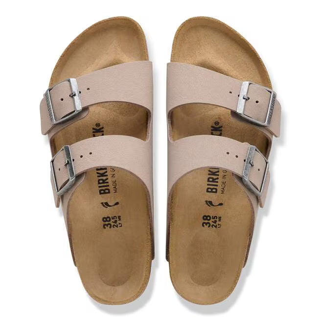 Birkenstock Arizona Birko-Flor - Gray Taupe, Narrow