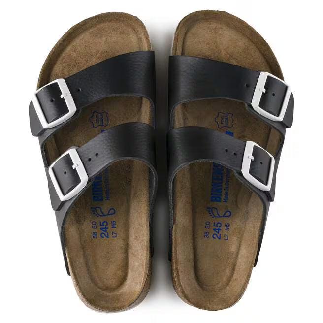 Birkenstock Arizona Prof Soft Footbed Leather - White, Narrow
