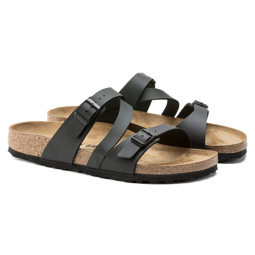 BIRKENSTOCK SALINA BLACK BIRKO FLOR REGULAR