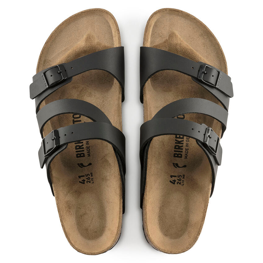 BIRKENSTOCK SALINA BLACK BIRKO FLOR NARROW