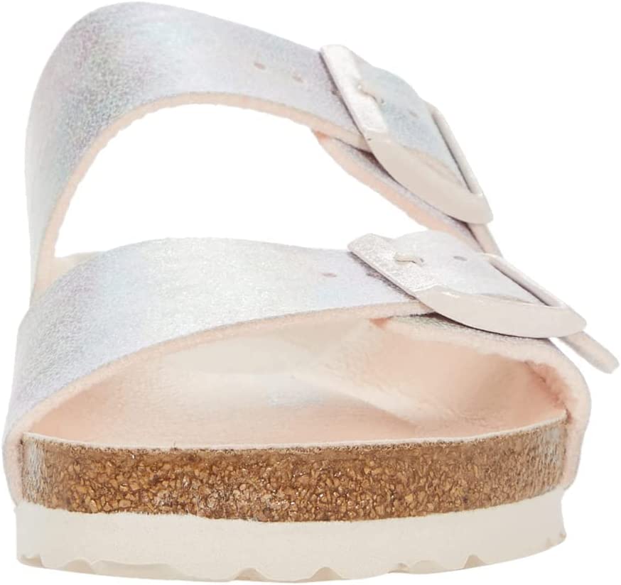 BIRKENSTOCK ARIZONA VEGAN IRID ROSE MICROFIBER NARROW
