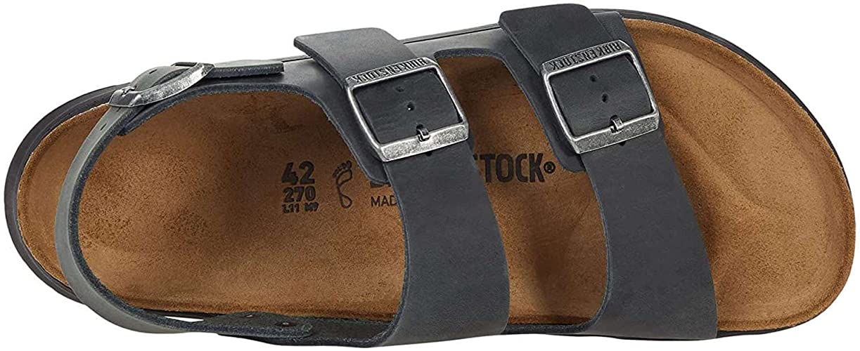 BIRKENSTOCK MILANO BLACK BLACK BIRKO FLOR REGULAR