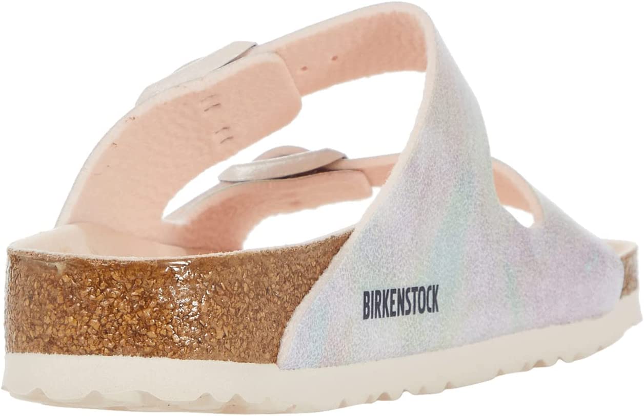 BIRKENSTOCK ARIZONA VEGAN IRID ROSE MICROFIBER NARROW
