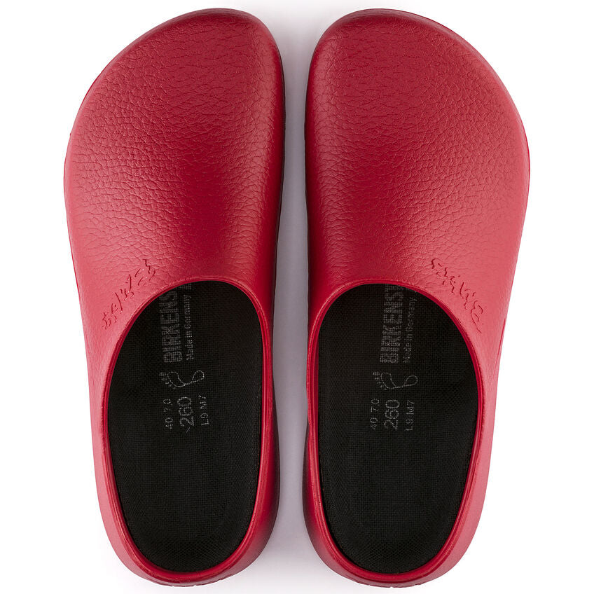 BIRKENSTOCK SUPER BIRKI RED POLYURETHANE