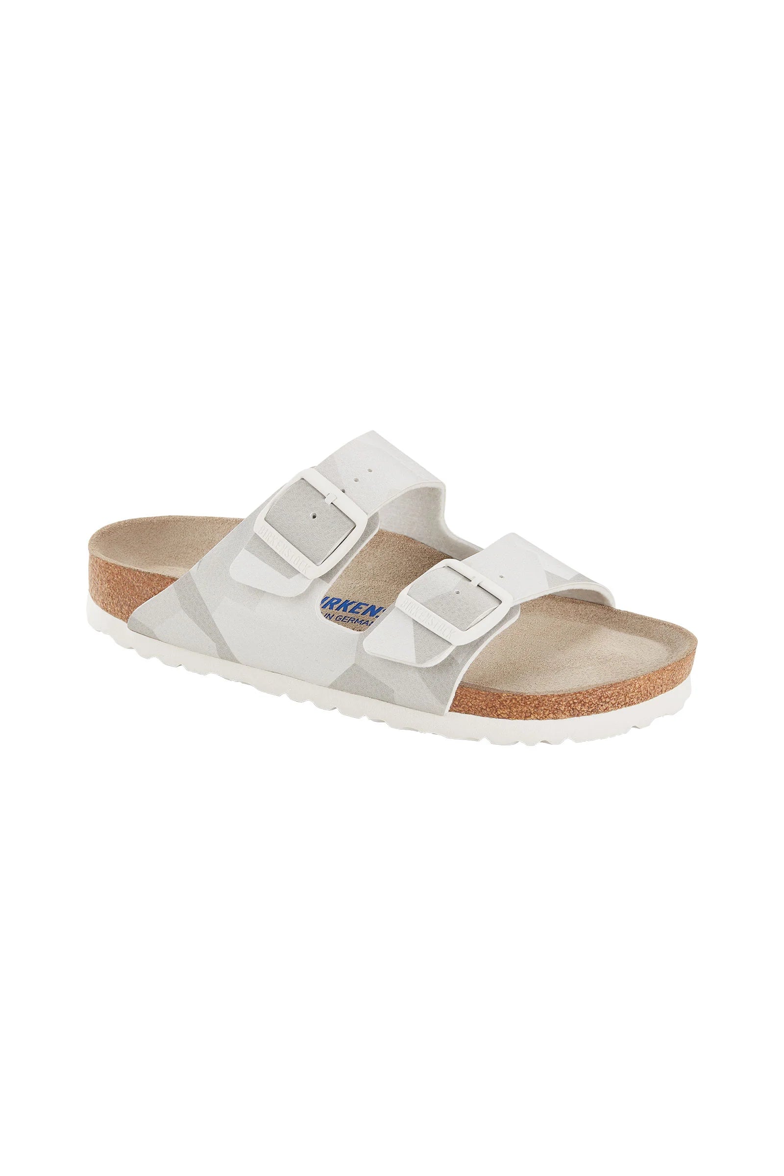 BIRKENSTOCK ARIZONA SOFT FOOTBED GEO BEIGE BIRKO FLOR REGULAR