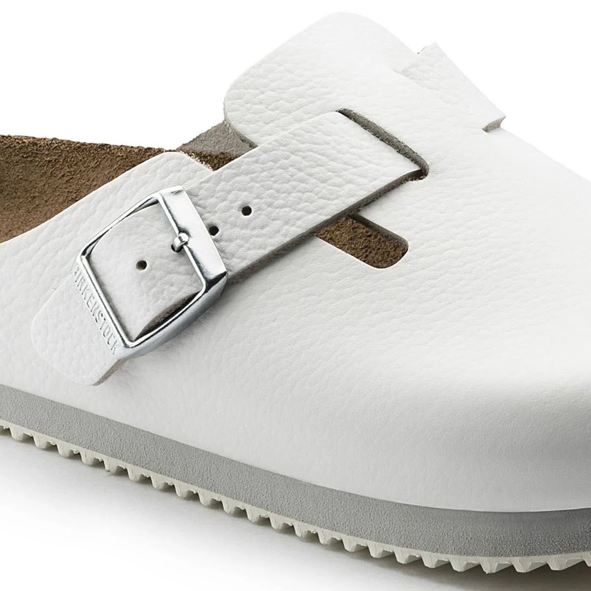 BIRKENSTOCK BOSTON WHITE LEATHER