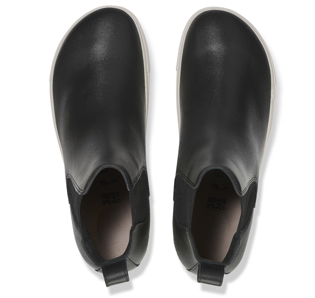 Birkenstock Bend Chelsea Natural Leather Black Chelsea Boot