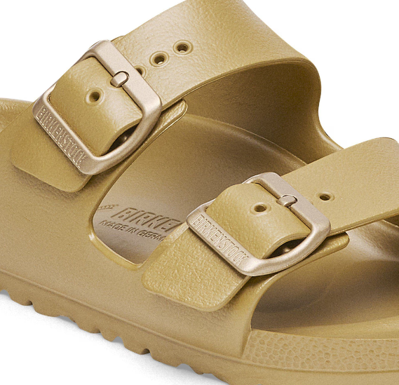 Birkenstock Arizona EVA Glamour Gold Metallic Sandals
