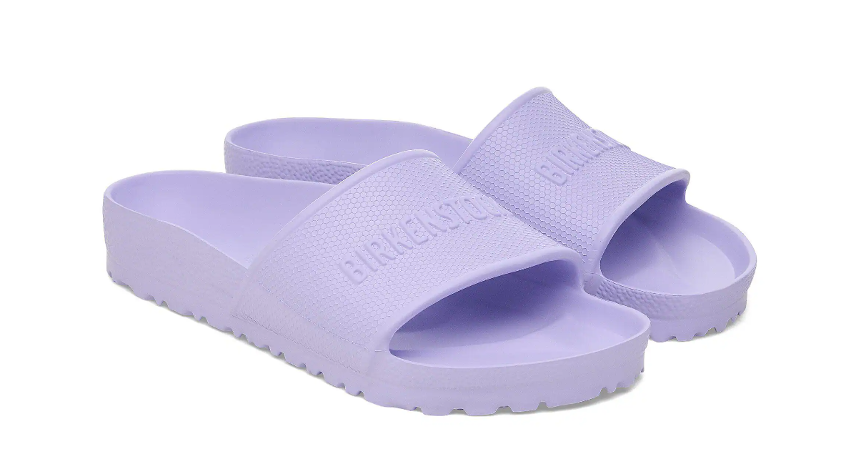 Birkenstock Barbados EVA Purple Fog Slide Sandal
