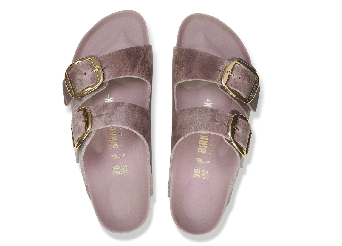 Birkenstock Arizona Big Buckle Oiled Leather Lavender