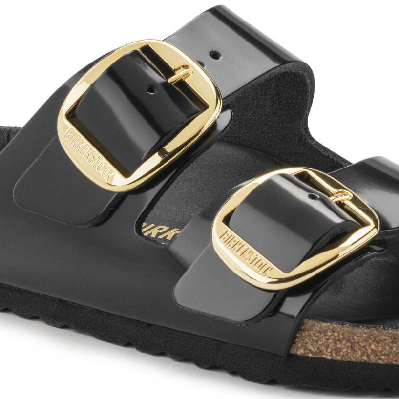 Birkenstock Arizona Big Buckle Patent Leather High Shine Black